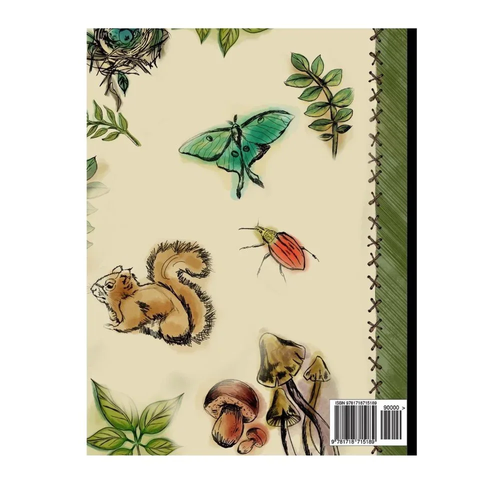 NEW Nature Journal Log Activity Book Drawing Journaling Workbook for Childrens